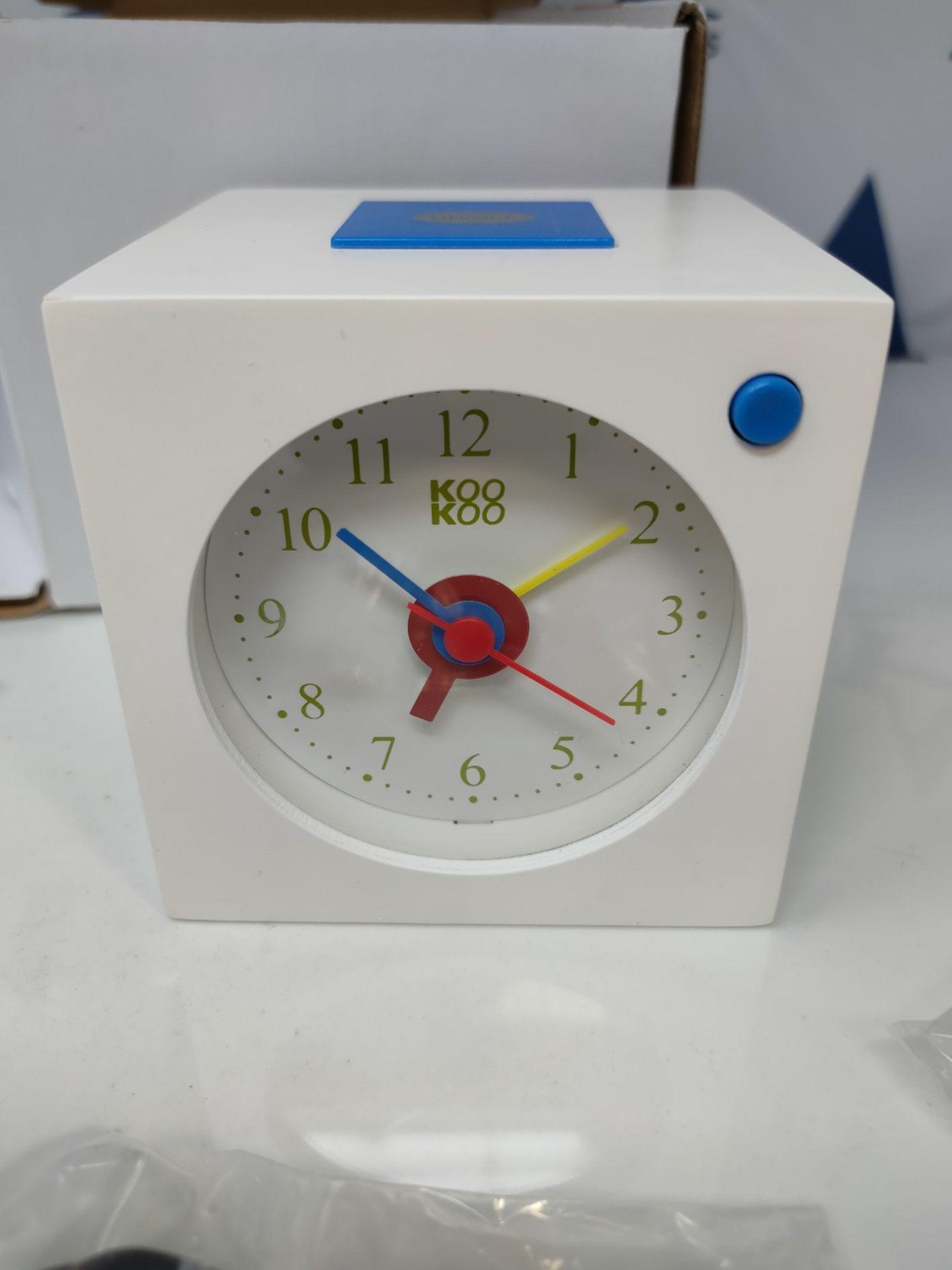 RRP £56.00 KOOKOO KidsAlarm White, children's alarm clock with 5 farm animals and real recordings - Image 3 of 3