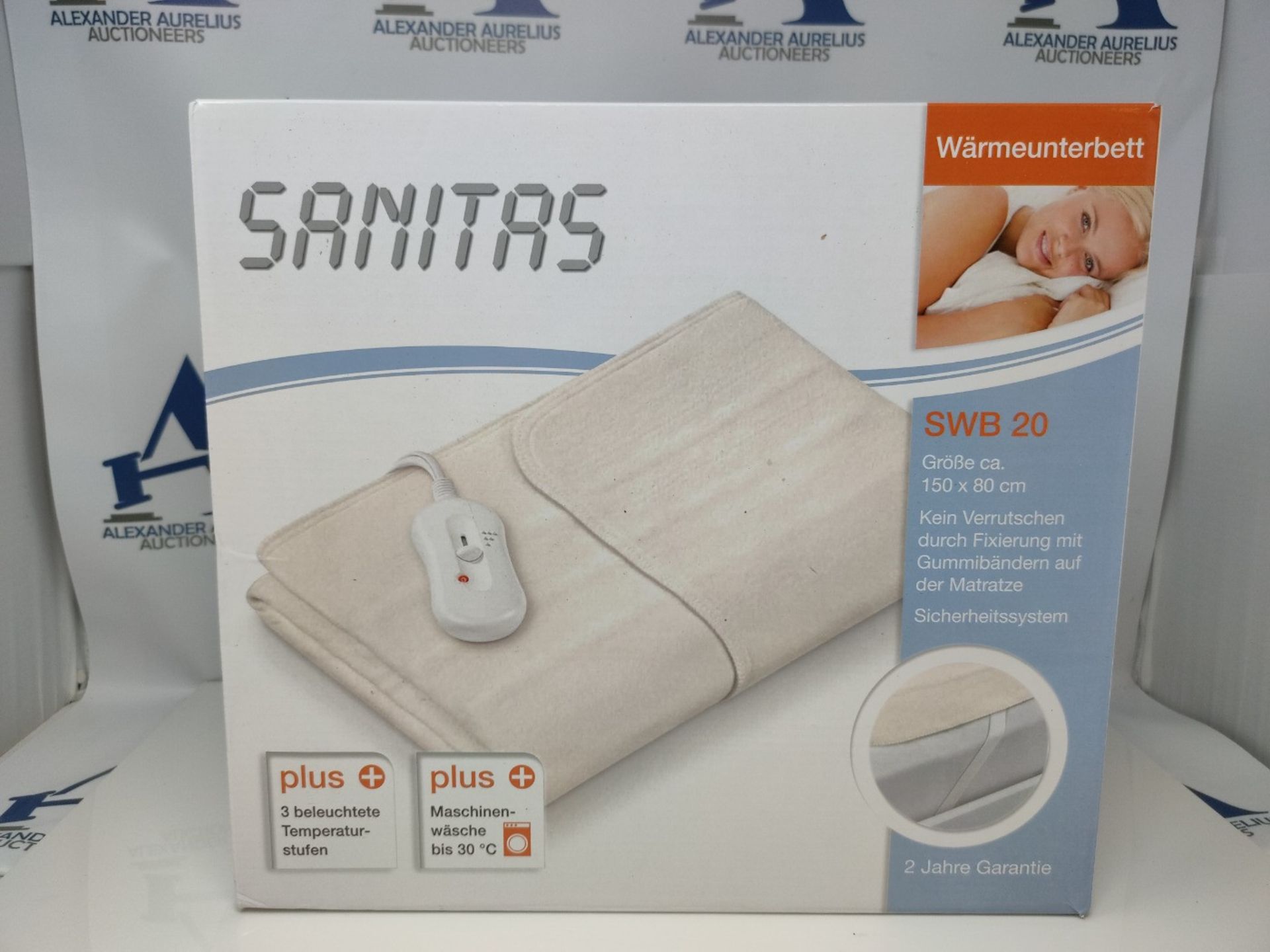 Sanitas SWB 20 WÃ¤rmeunterbett aus Vlies | mit Sicherheitssystem und 3 Temperaturstu - Image 2 of 3