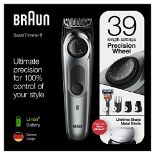 RRP £51.00 [INCOMPLETE] Braun beard trimmer/hair trimmer for men, trimmer/hair clipper, incl. 4 a