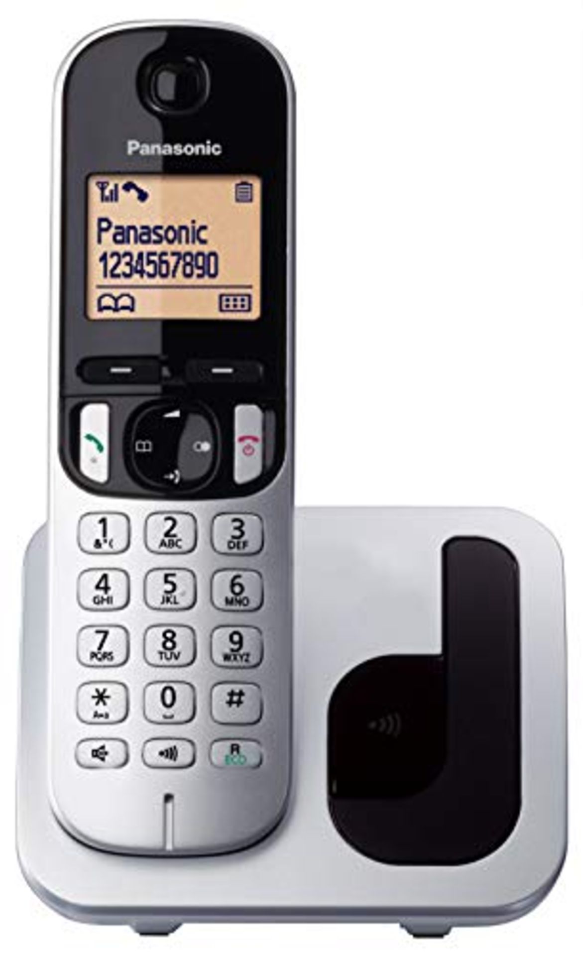 Panasonic Wireless landline telephone with LCD, caller ID, 50-number phone book, navig