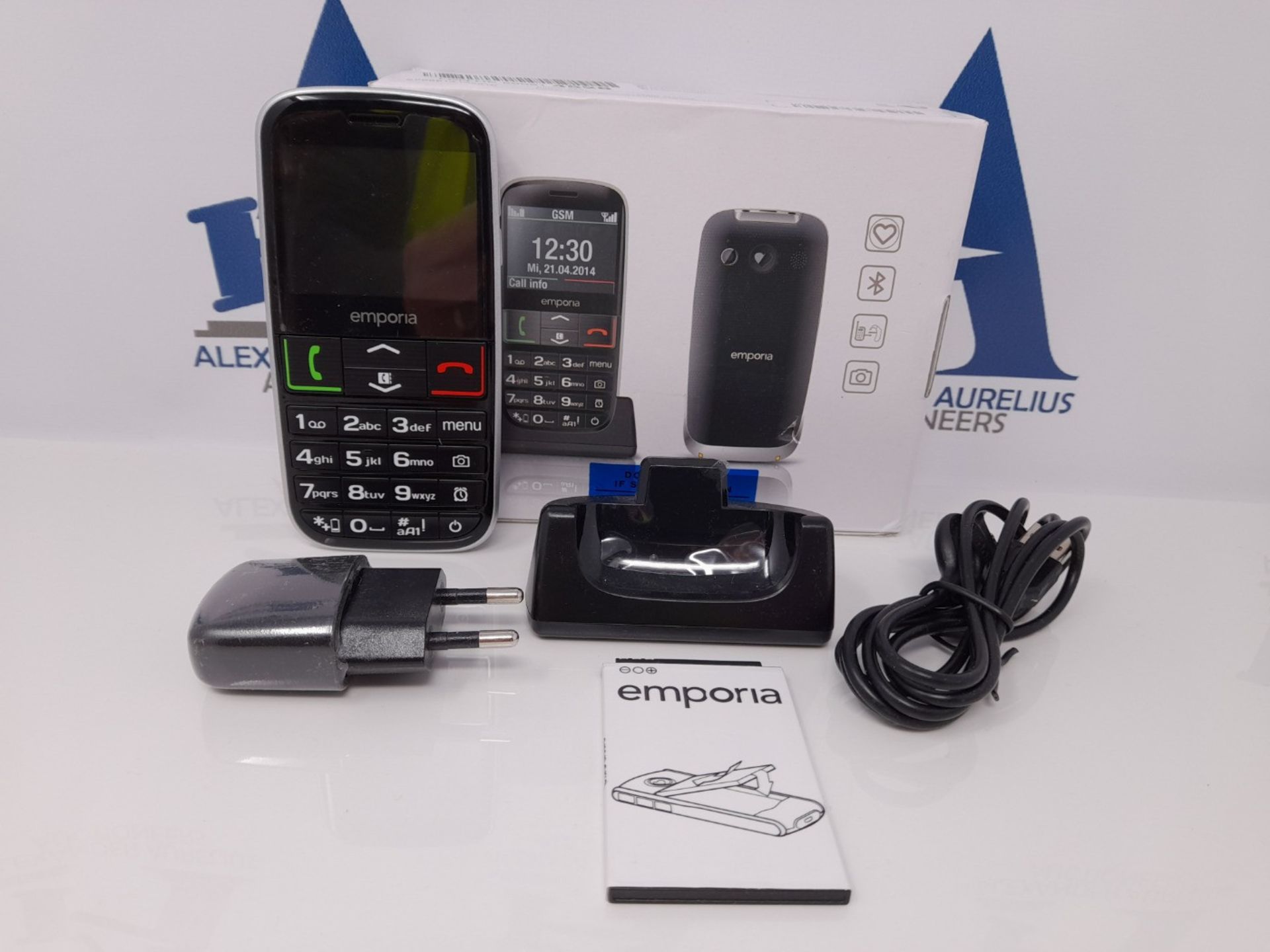 RRP £70.00 Emporia Euphoria V50 large button cell phone (illuminated buttons for senior cell phon - Image 2 of 3