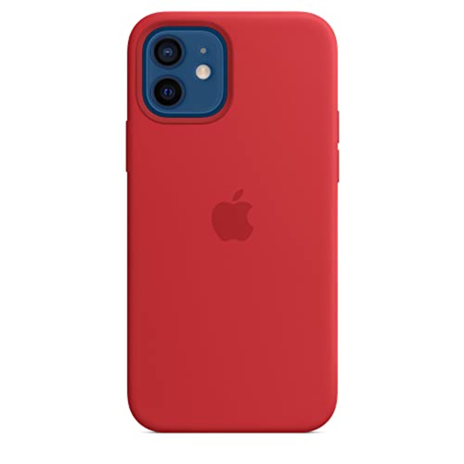 Apple Silicone Case with MagSafe (for iPhone 12 and iPhone 12 Pro) - (Product) Red