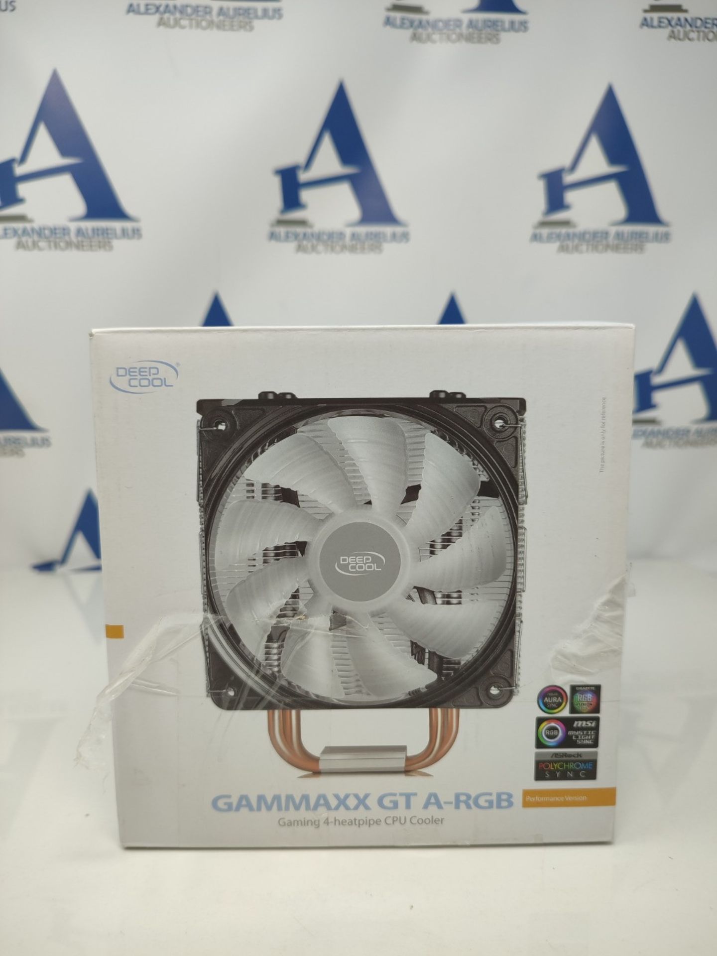 DEEP COOL GAMMAXX GT A-RGB, CPU Air Cooler, SYNC A-RGB Fan and Black Top Cover, Cable - Image 2 of 3
