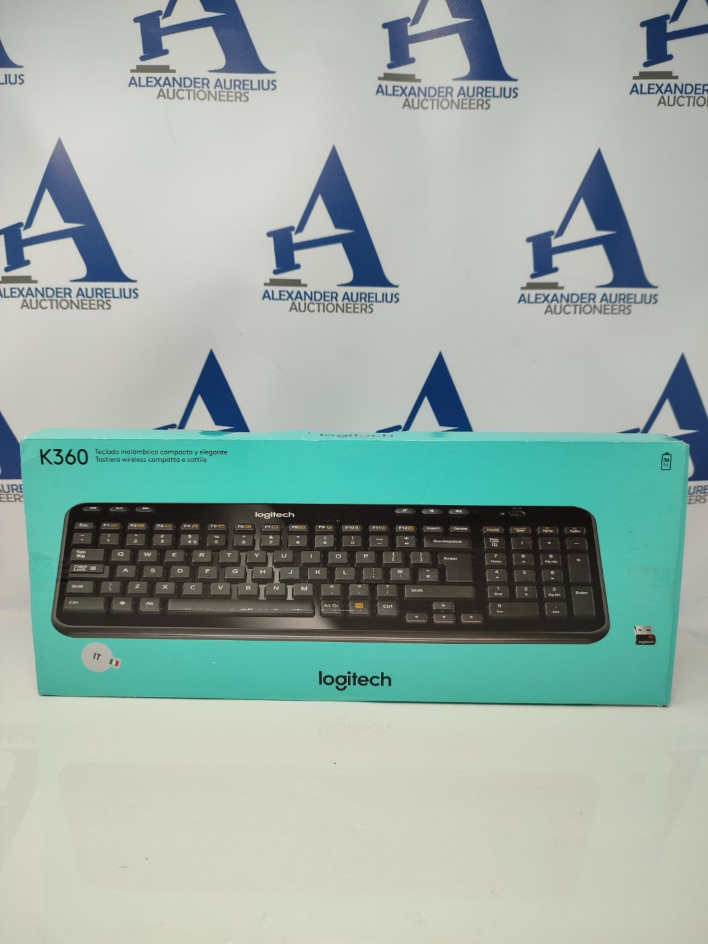 Logitech K360 Kompakte, Kabellose Tastatur fÃ¼r Windows, Italienisches QWERTY-Layout - Image 2 of 3