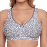 SUSA Women's Damen kompakter Funktions-BH ohne Bügel Wireless Bra, Grey (Grey 024), 3