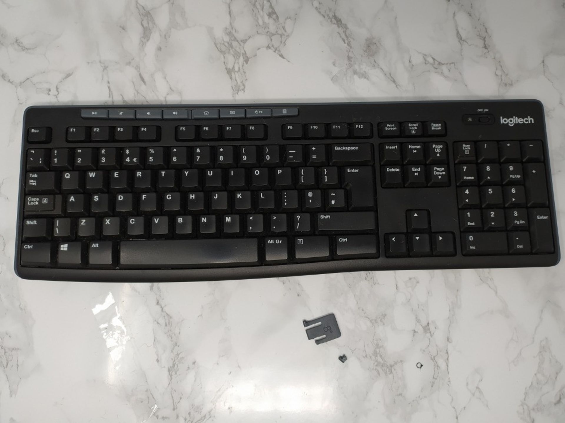 [INCOMPLETE] [CRACKED] Logitech MK270 Wireless Keyboard and Mouse Combo for Windows, 2 - Image 2 of 2