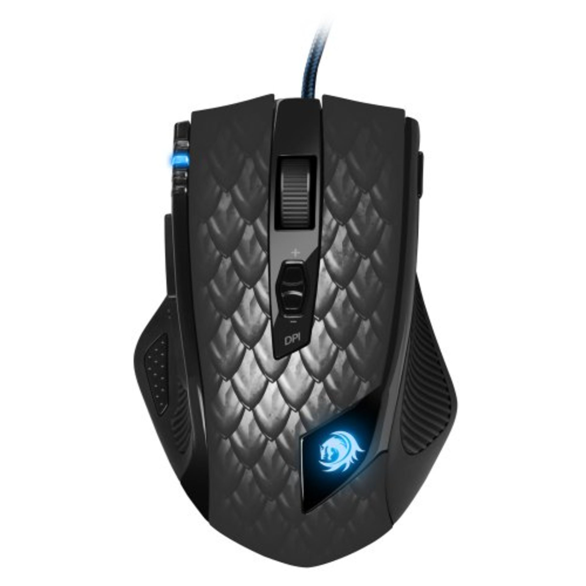 Sharkoon Drakonia Black Gaming Laser Maus 8200 dpi (11 Tasten) schwarz