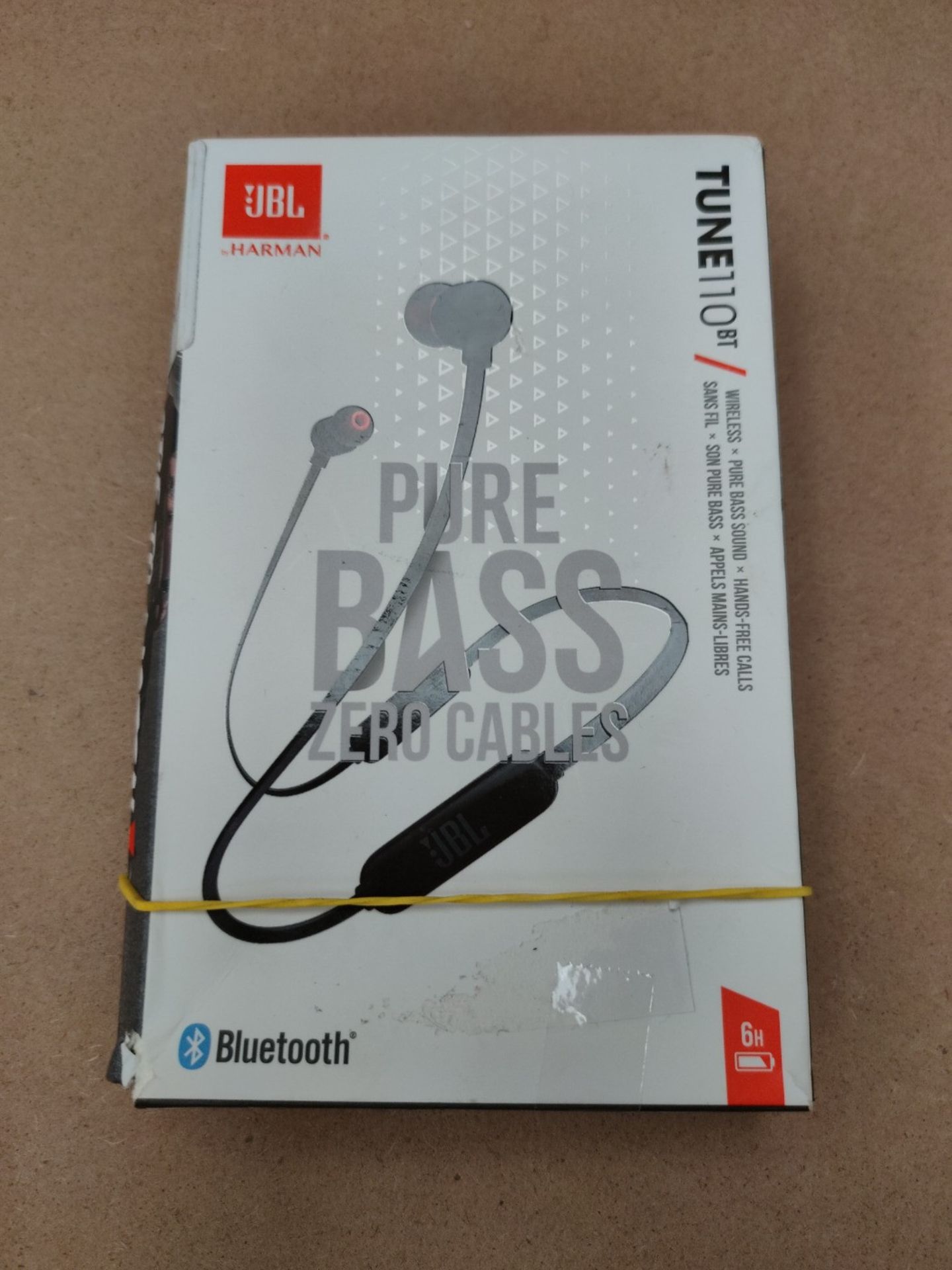 JBL Tune110BT in-ear Bluetooth headphones in black - wireless earphones with integrate - Image 3 of 3