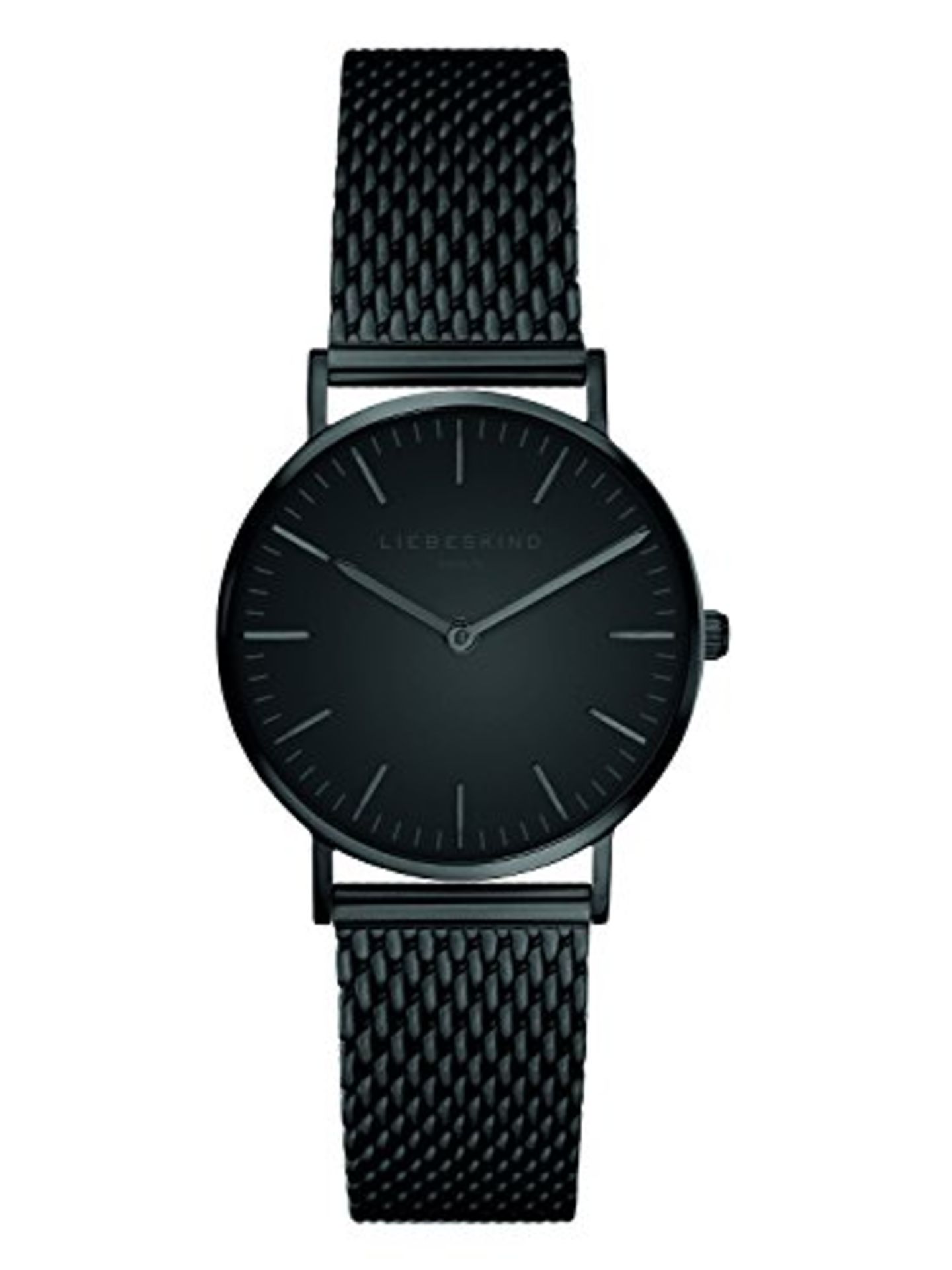 RRP £69.00 [CRACKED] Liebeskind Berlin women's analogue quartz wristwatch with stainless steel br