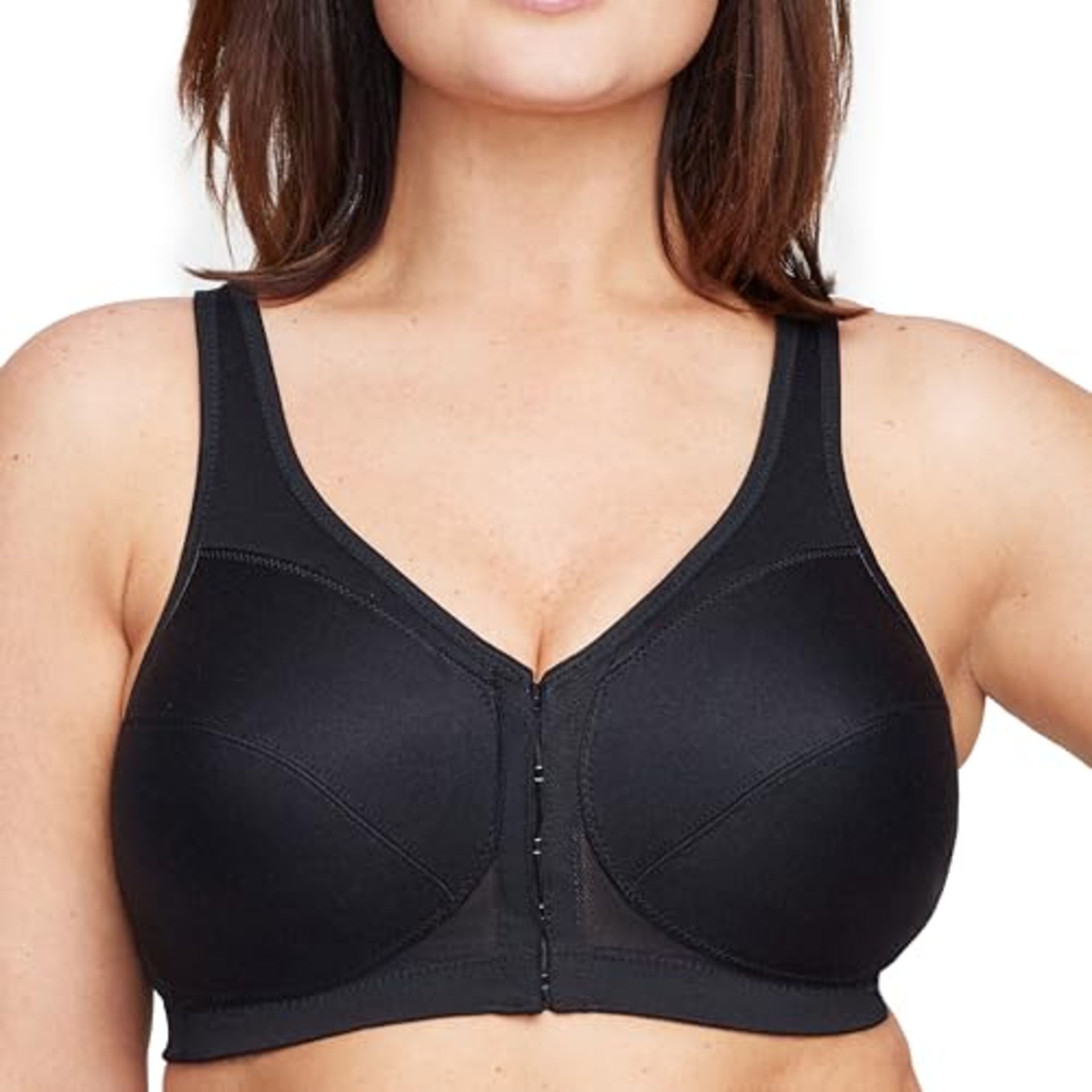 RRP £55.00 Glamorise Women's MagicLift Back Support Front Closure Bra #1265