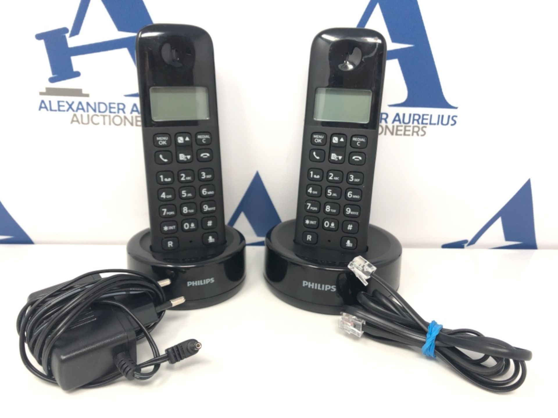 Philips D1602B/01 DECT Cordless Phone 2 Handsets - Image 2 of 3
