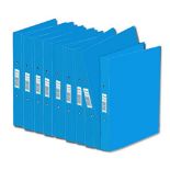 Rexel A5 Clear Ice 2 Ring Binders - Pack of 10, Blue