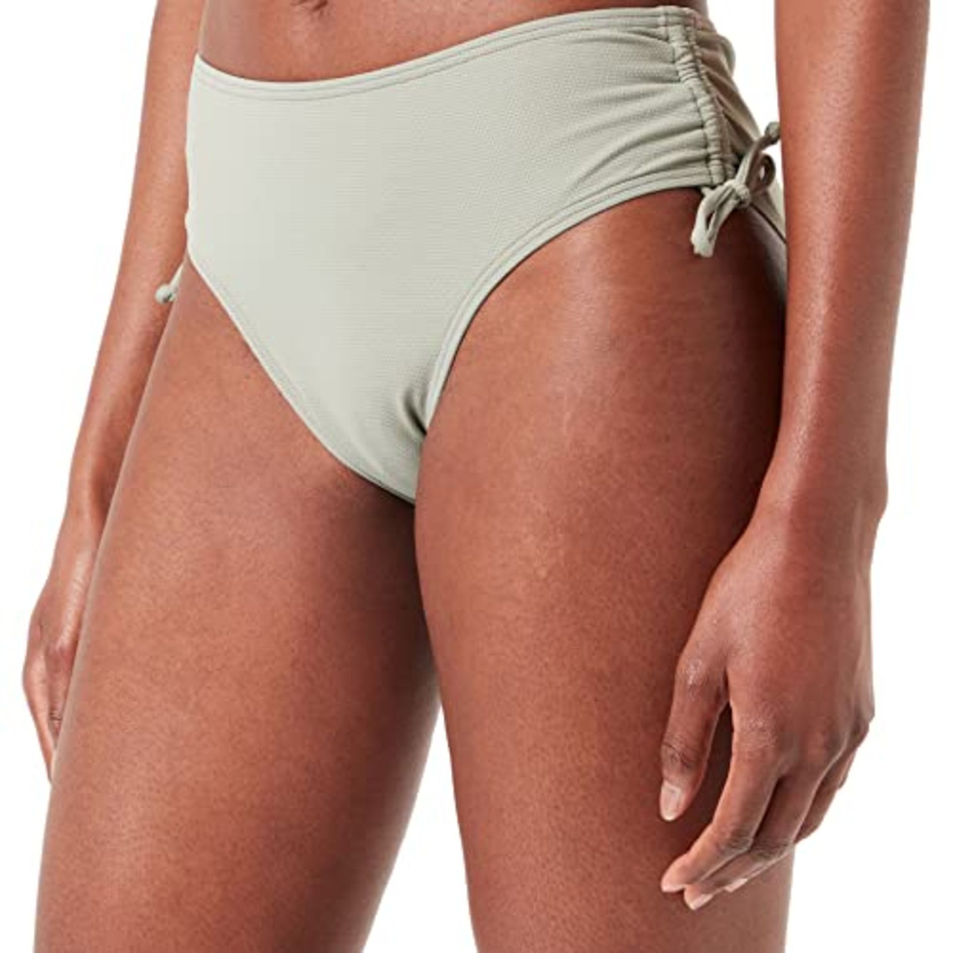 ESPRIT Bodywear Women's Hamptons Beach RCS mid.w.Brief Bikini Bottoms, Light Khaki, 44