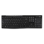 Logitech K270 Kabellose Tastatur fÃ¼r Windows, 2,4 GHz kabellos, StandardgrÃ¶Ãxe