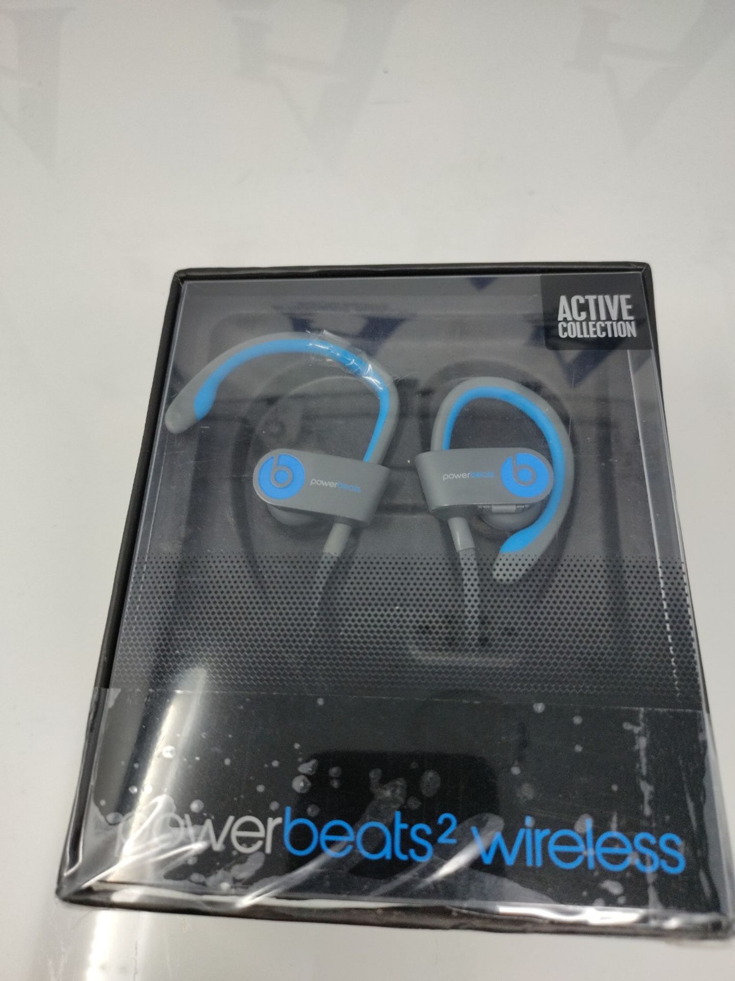RRP £140.00 Beats Powerbeats2 Wireless In Ear Headphones Active Collection - Blue/Grey - Image 2 of 3