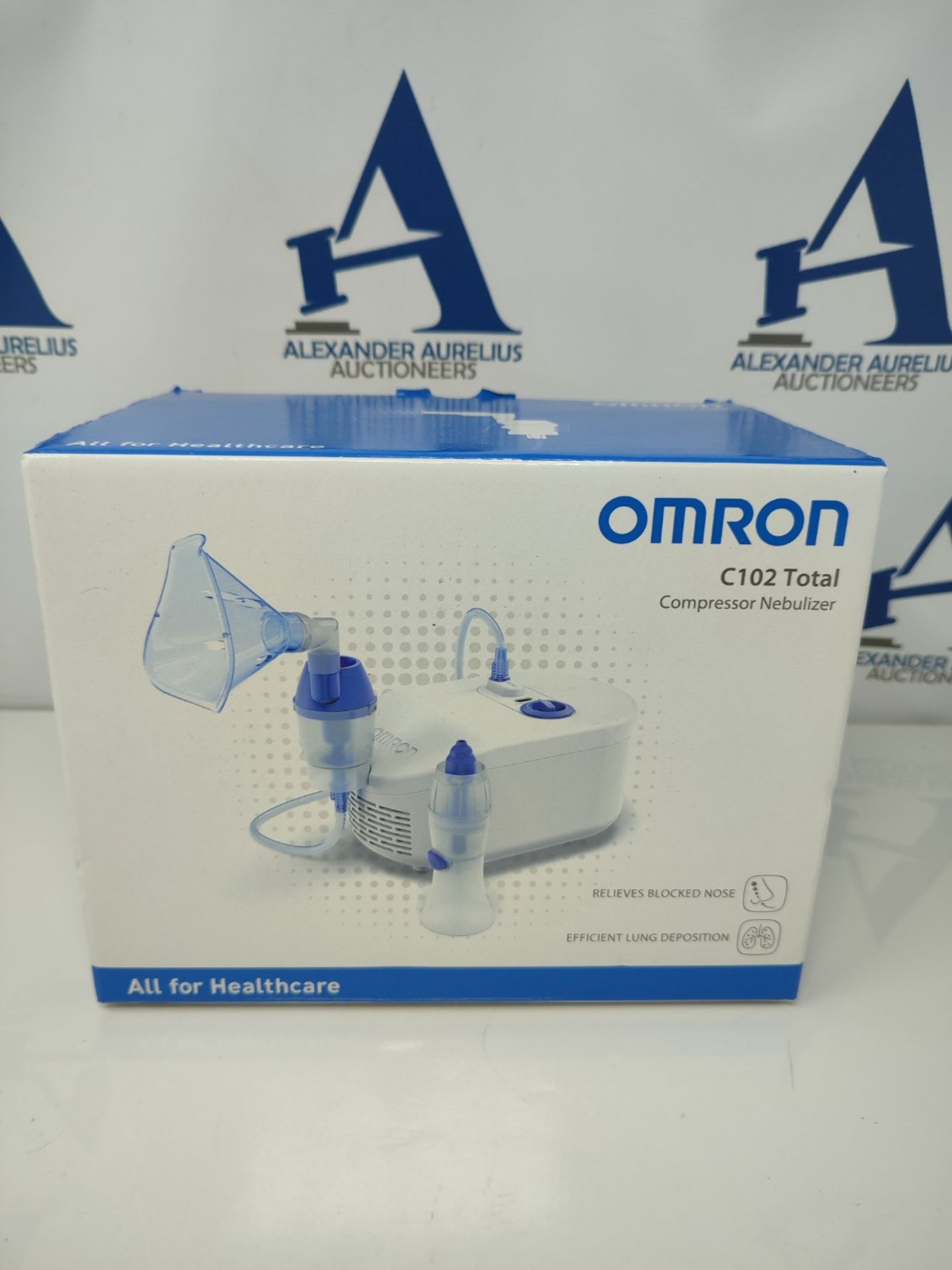 Omron C102 Total 2-in-1 nebulizer with nasal douche? Inhalation device for home? For t - Image 2 of 3