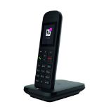 Telekom Sinus 12 in black cordless landline telephone, 5 cm color display, illuminated