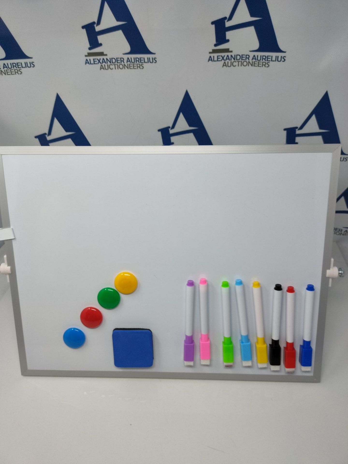 OWill Dry Erase Whiteboard, 30 X 40 cm Mini Magnetic Desktop Whiteboard with Stand, Sm - Image 2 of 3