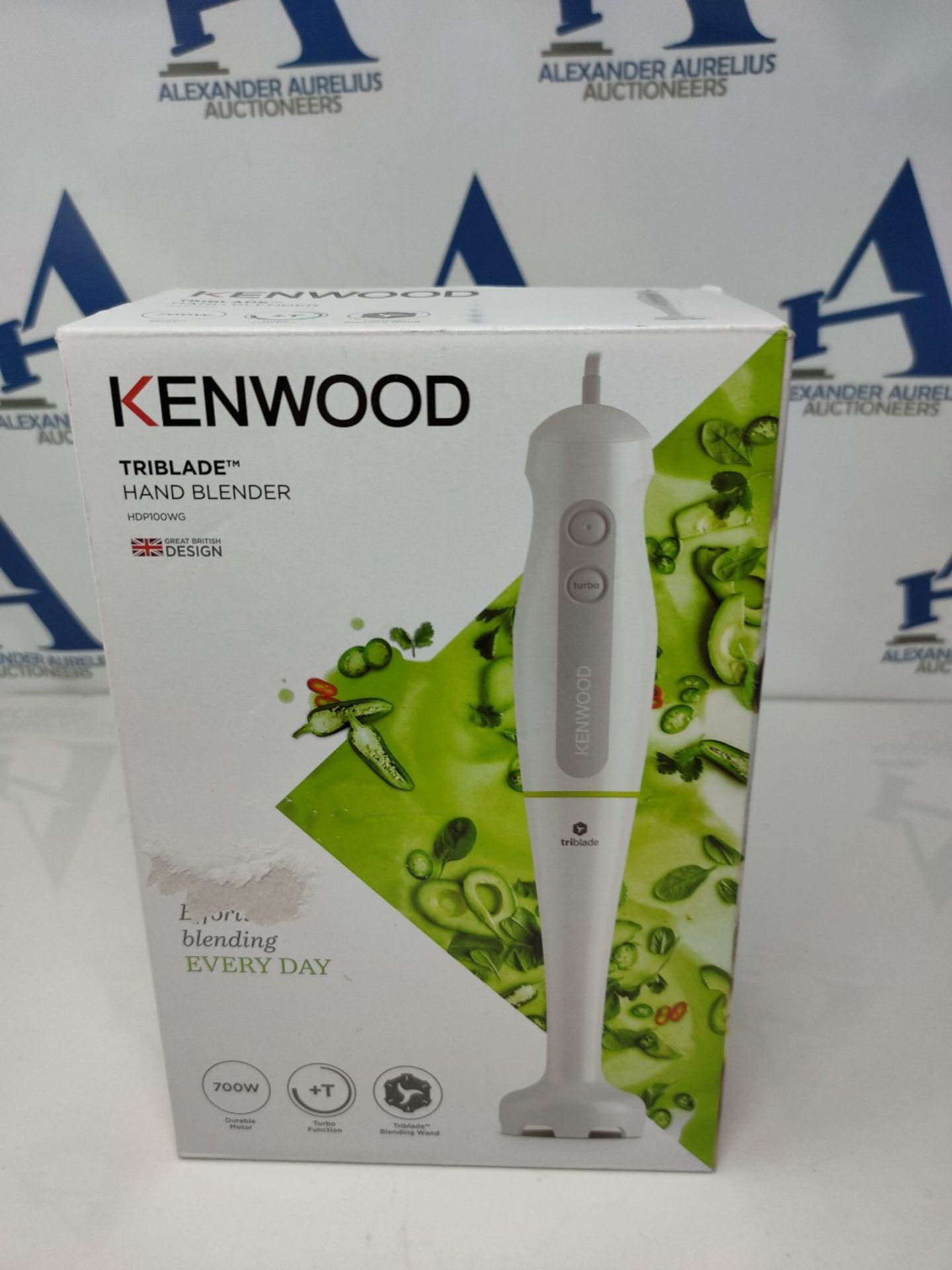 Kenwood Hand Blender, One Speed Mixer with Turbo, Triblend Wand, Anti-splash, 600W, HD - Image 2 of 3
