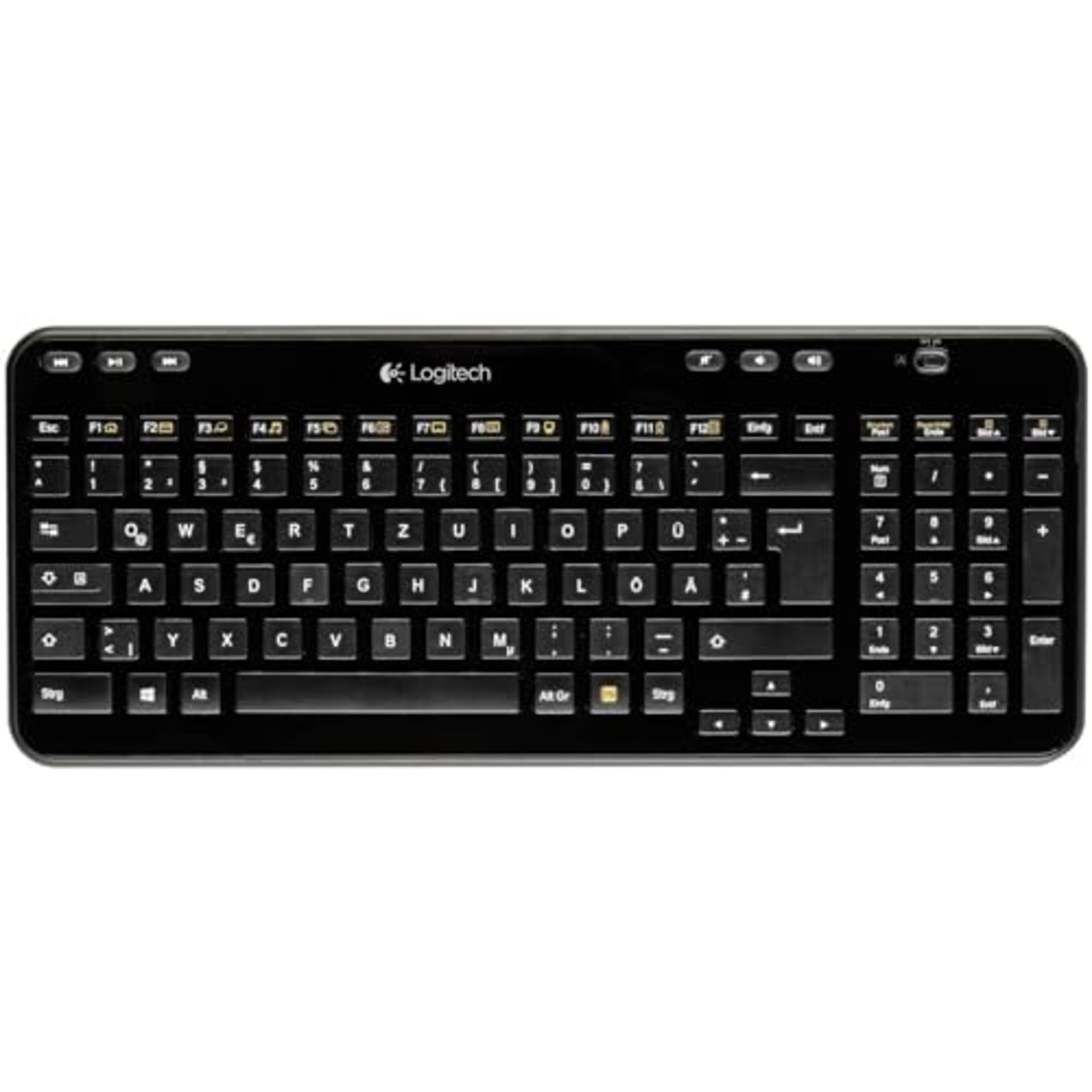 [INCOMPLETE] Logitech K360 Compact Wireless Keyboard for Windows, QWERTZ German Layout