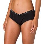 Dim Shorty Menstruel Flux Abondant/Nuit Slips, Noir, 44/46 Femme