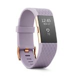 RRP £160.00 [CRACKED] Fitbit Charge 2 Heart Rate & Fitness Wristband - Lavender/Rose Gold, Small