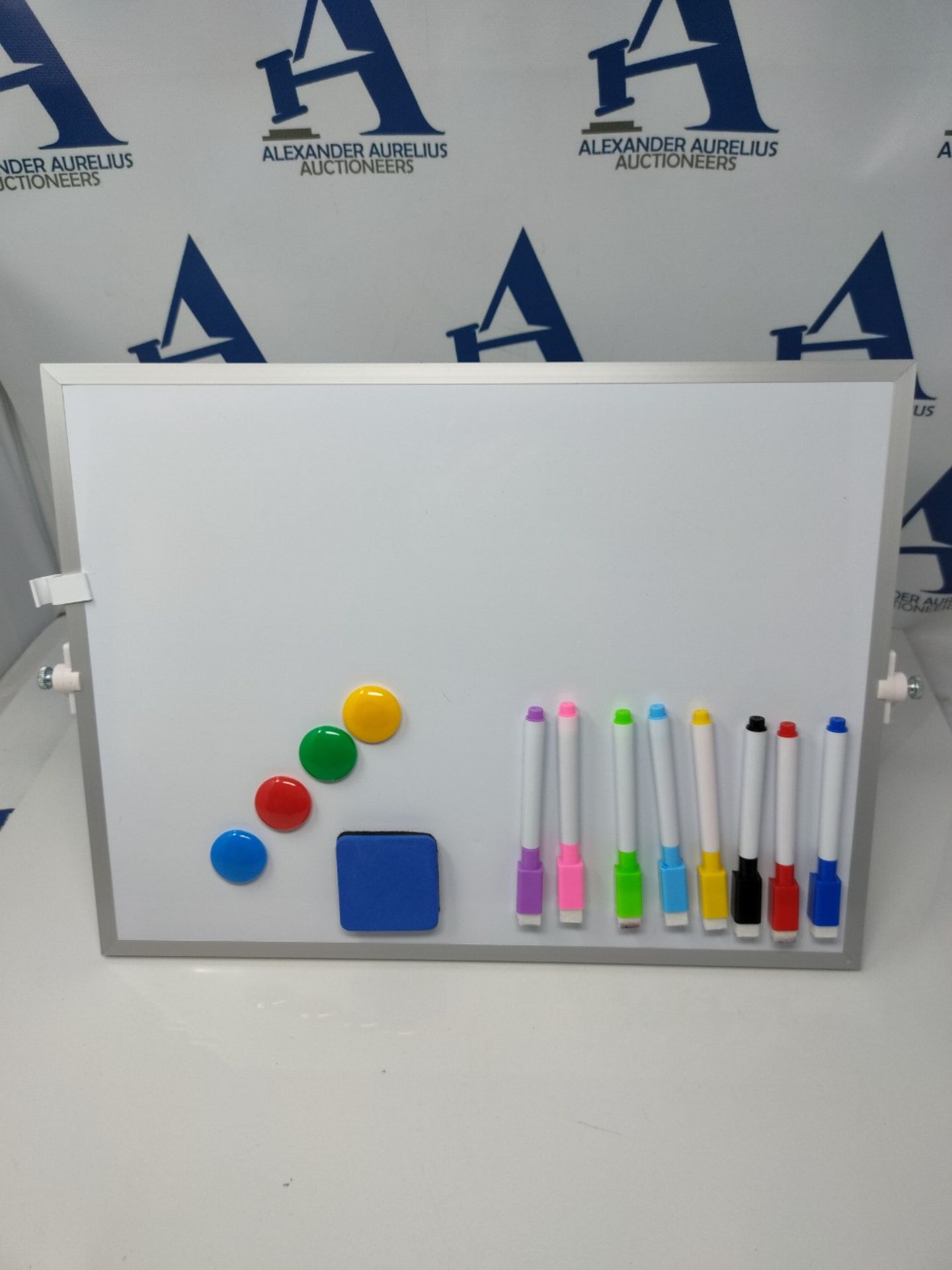 OWill Dry Erase Whiteboard, 30 X 40 cm Mini Magnetic Desktop Whiteboard with Stand, Sm - Image 3 of 3