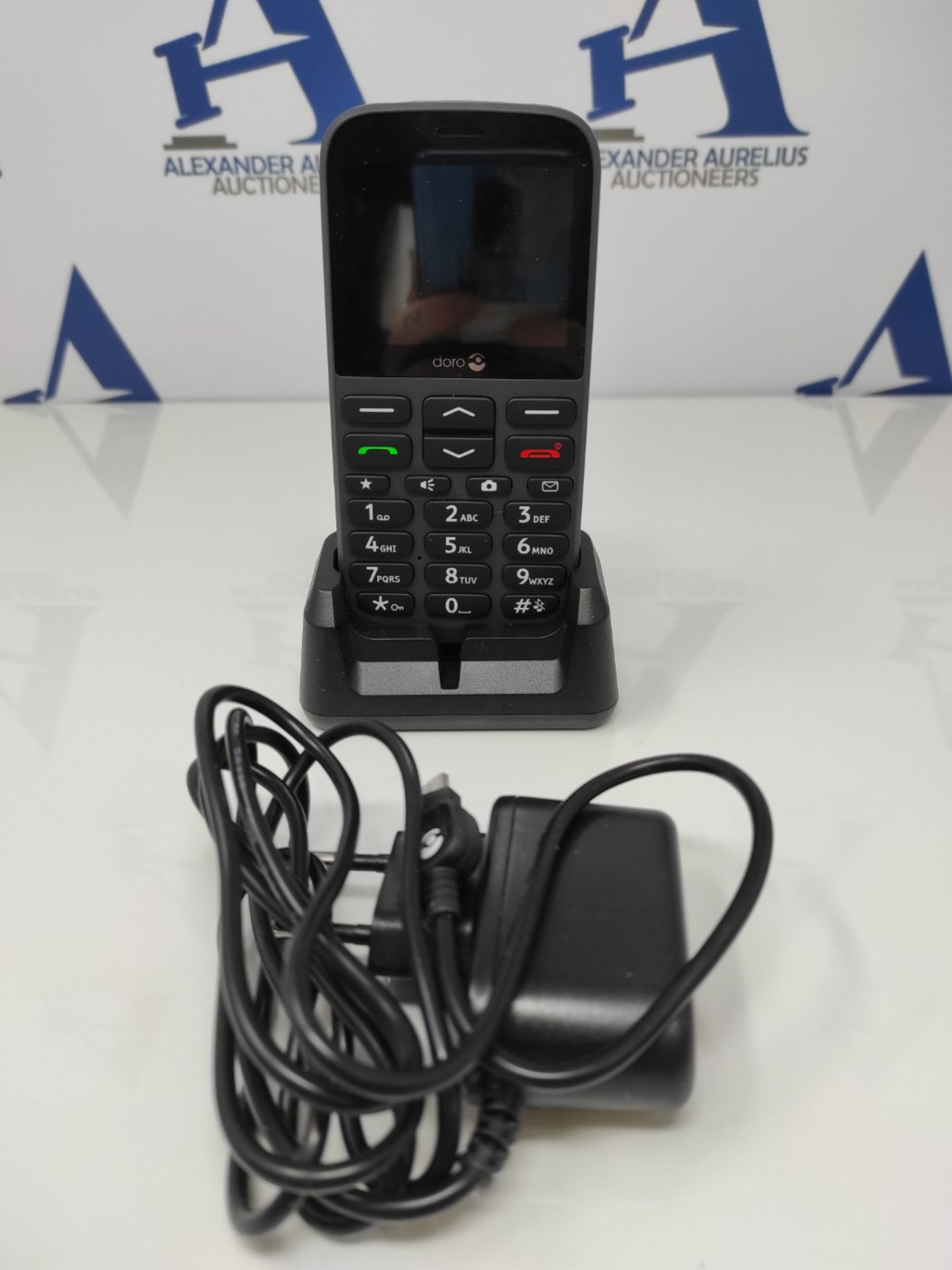 Doro 1370 GSM mobile phone with camera (3 MP, HAC, Bluetooth), anthracite - Image 3 of 3