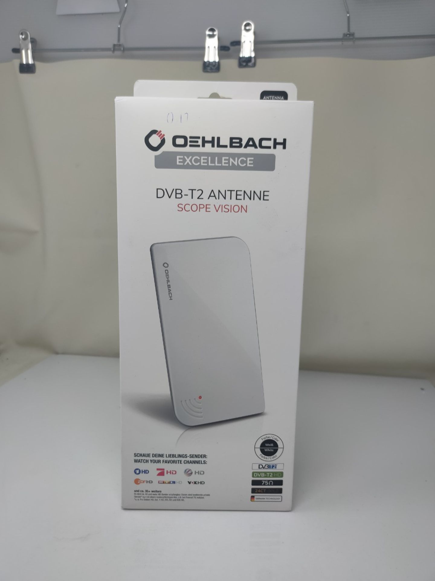 Oehlbach Scope Vision DVB-T2 HD antenna - digital indoor antenna - USB power - active - Image 2 of 3