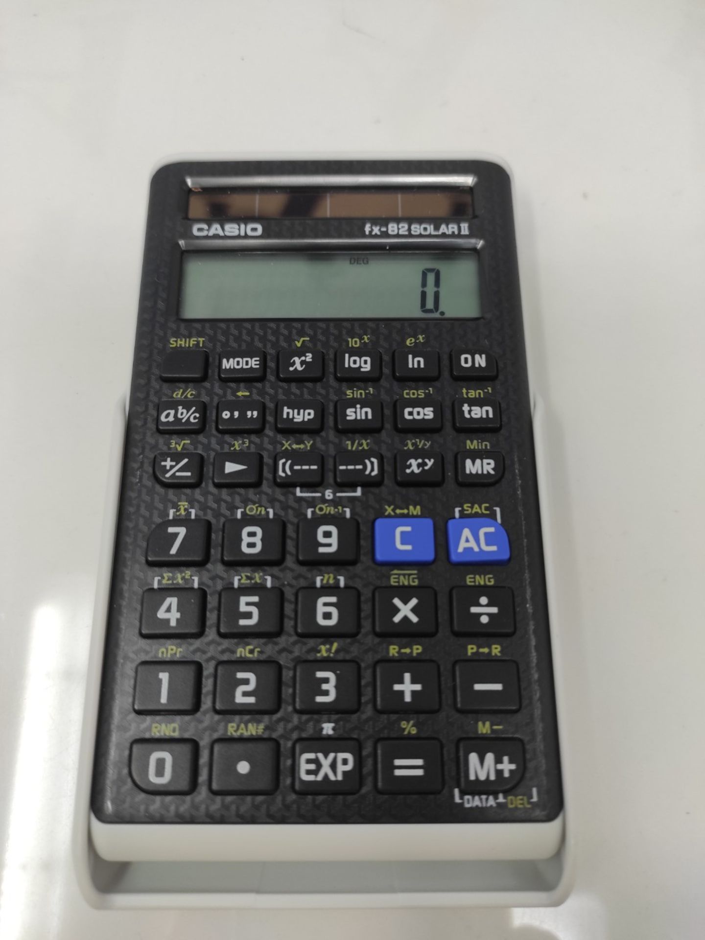 Casio FX-82SOLARII School Calculator Black Display (digits): 12 solar powered (W x H x - Image 2 of 2