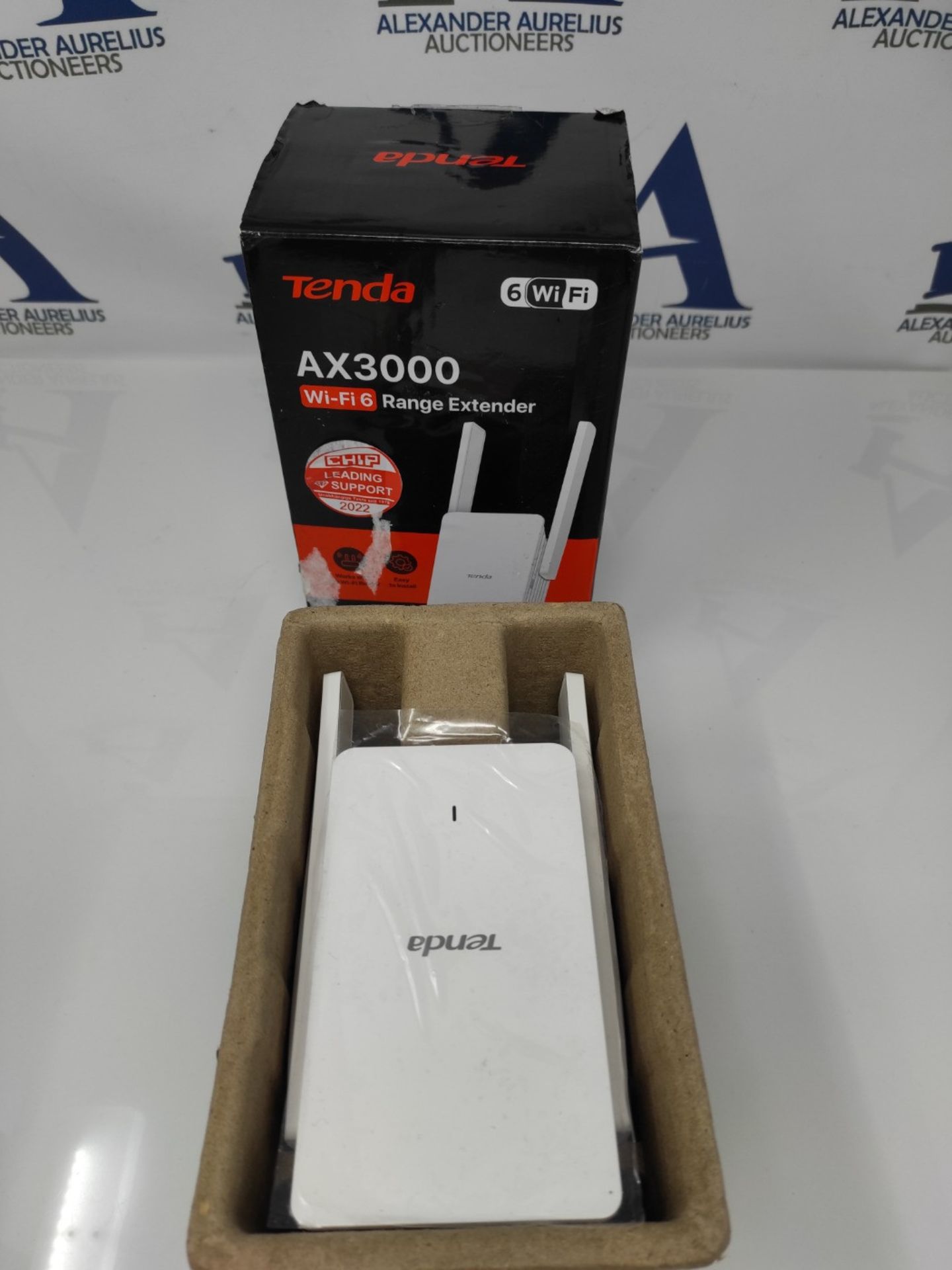 RRP £58.00 Tenda A33 WiFi 6 Repeater WLAN Amplifier (AX3000 Dualband 5GHz:2402Mbps + 2.4GHz:574Mb - Image 2 of 3