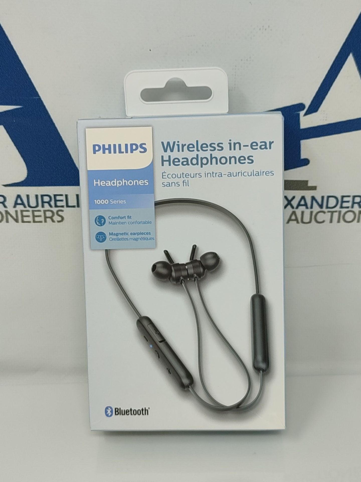 Philips In Ear Bluetooth Headphones E1205BK/00 with Microphone (Inline Remote, Echo Ca - Image 2 of 3