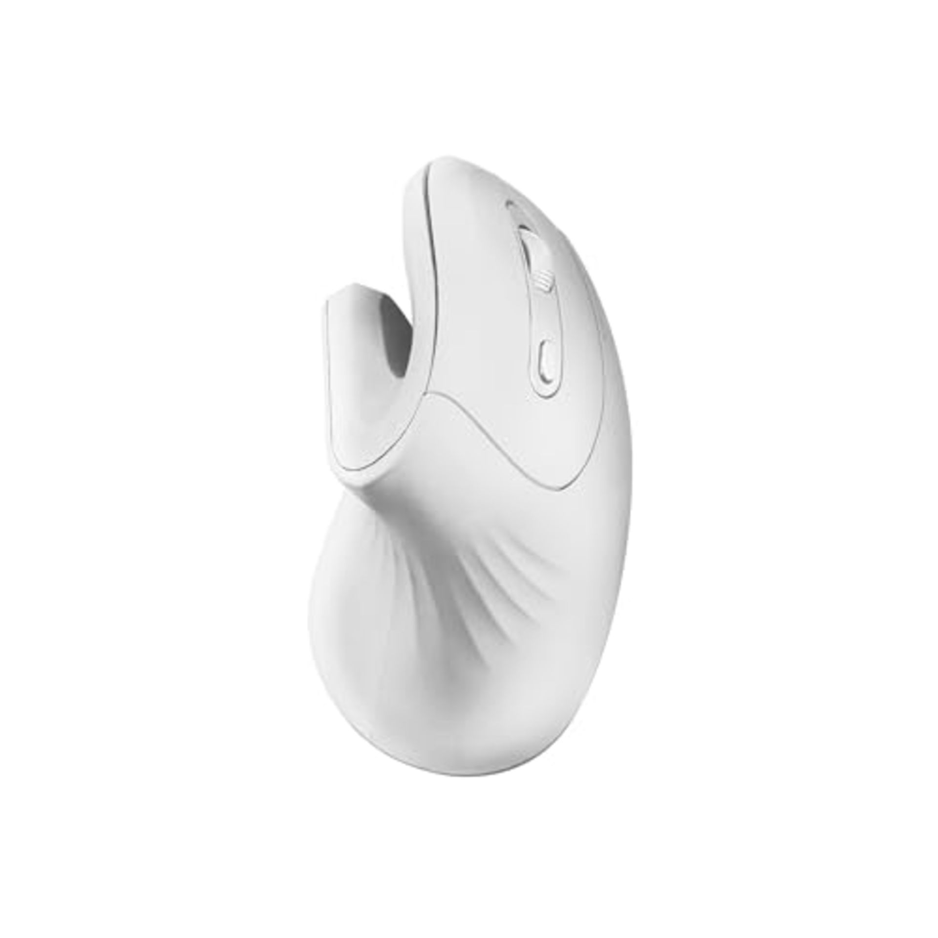 Mars Gaming MMW-ERGOPRO White, Ergonomic Vertical Wireless Mouse, Foldable Design, Opt