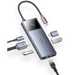 [NEW] Baseus Hub USB C 10Gbps USB 3.2 Adapter with Gigabit Ethernet, 4K@60Hz HDMI, 2 U