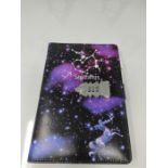 Constellation diary with lock, diary for women, men, girls, boys, teenagers, children,