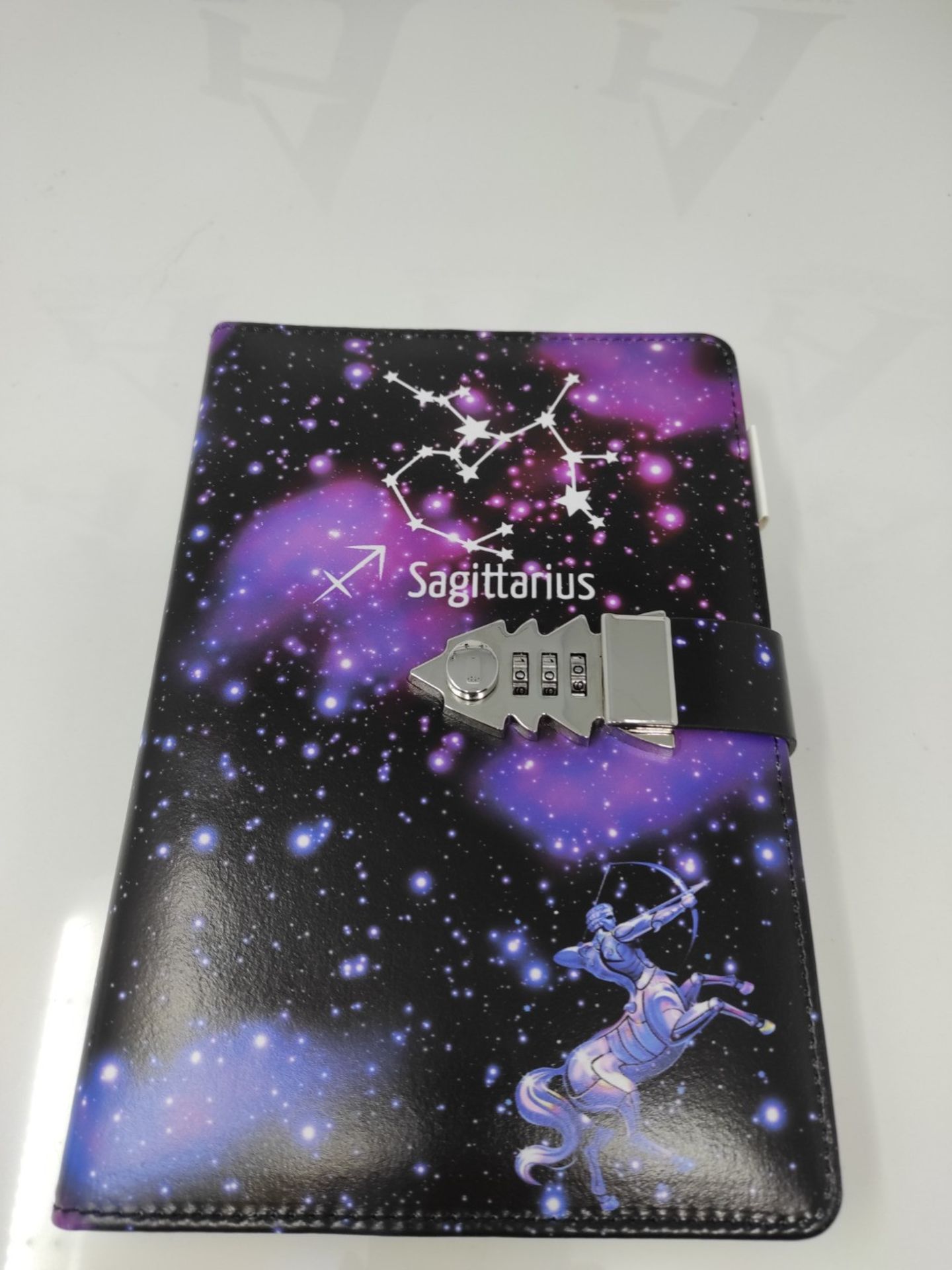 Constellation diary with lock, diary for women, men, girls, boys, teenagers, children,