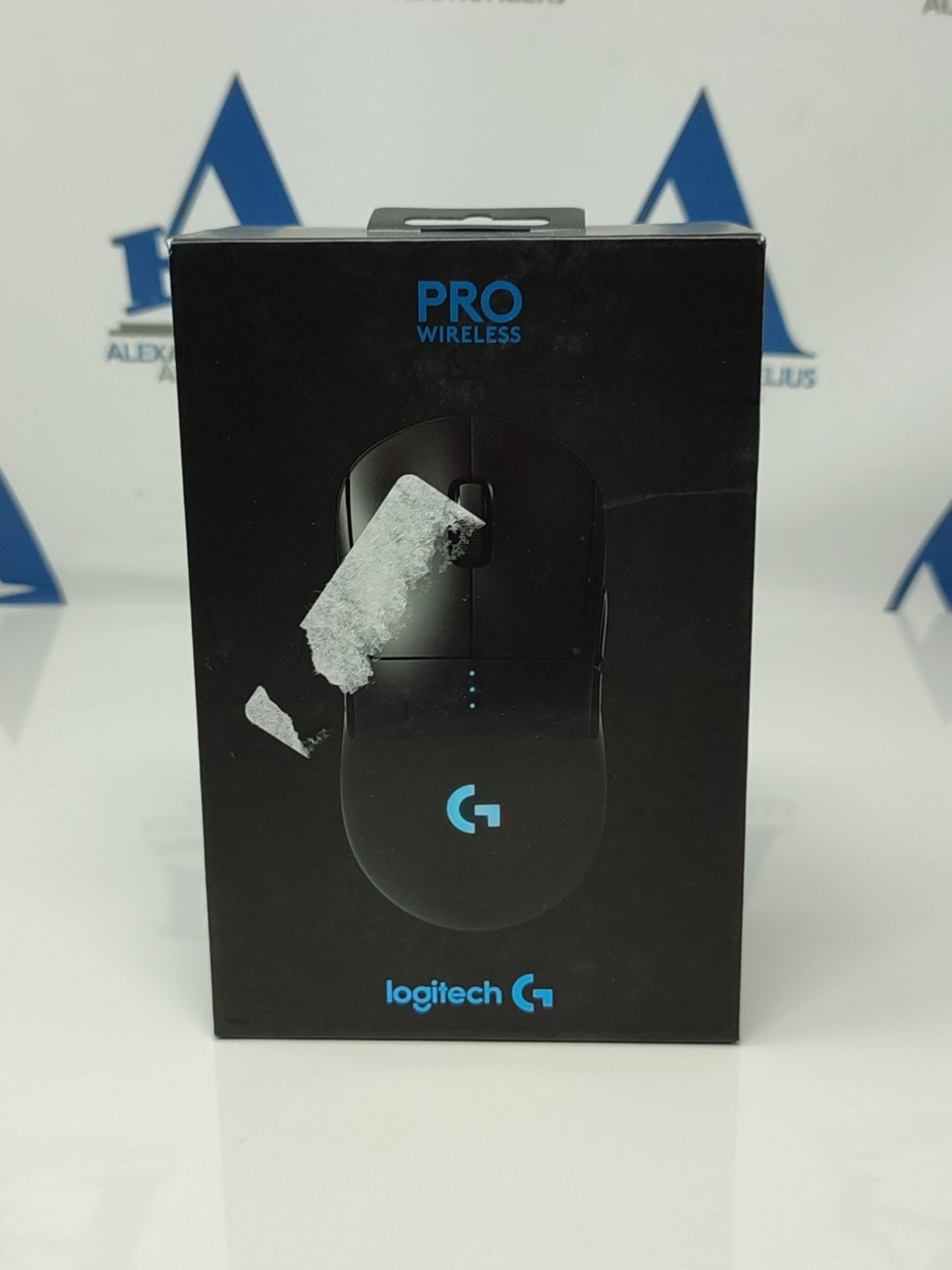 RRP £91.00 Logitech G PRO Wireless Gaming Mouse with HERO 25K DPI Sensor, RGB Lighting, 4-8 progr - Image 2 of 3