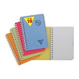 Clairefontaine 328225C Collection Linicolor Fresh Set of 10 Spiral Bound Notebooks - 9