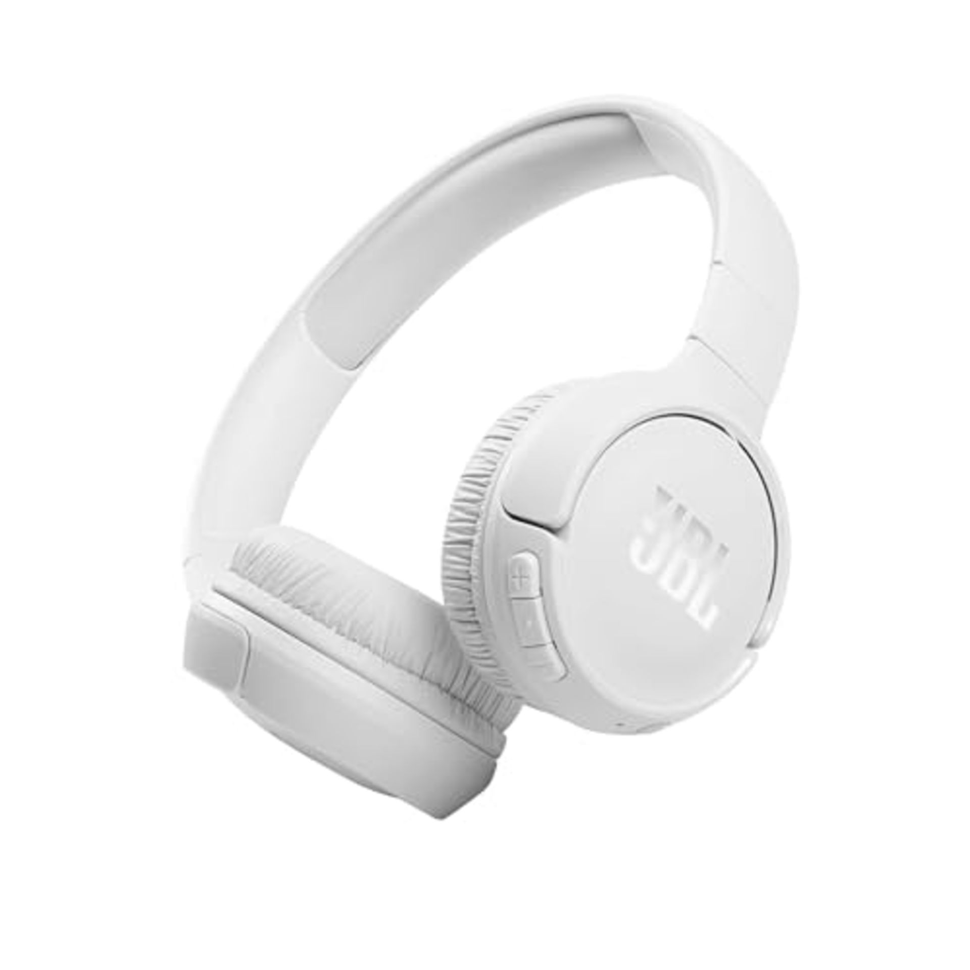 JBL Tune 510BT - Bluetooth over-ear headphones in white - foldable headphones with han