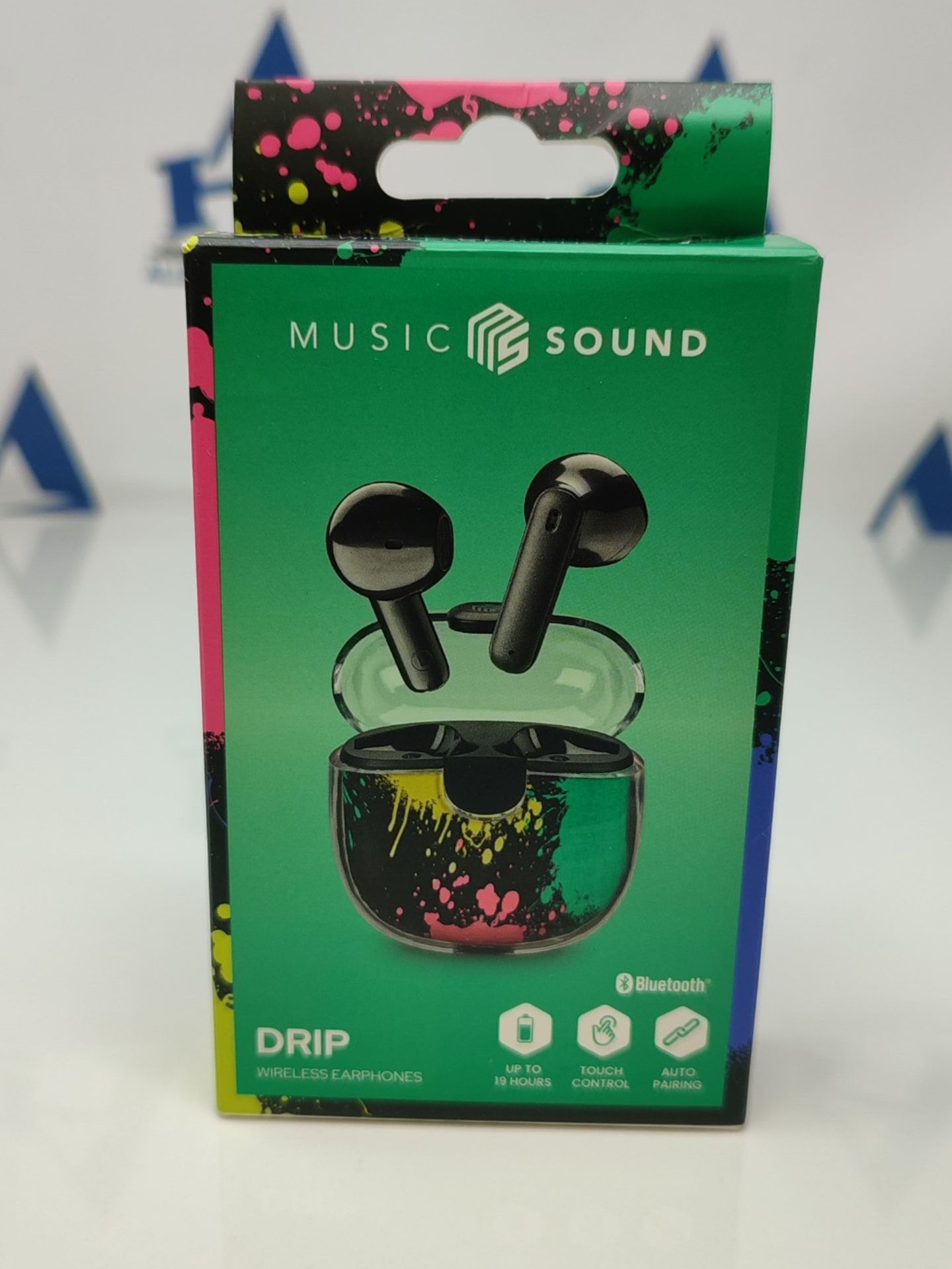 Music Sound | DRIP - Bluetooth earphone in capsule - Transparent case with fashionable - Image 2 of 3