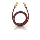 [NEW] Oehlbach NF Sub, RCA Subwoofer Cable - Audio Cable - round - OFC - 2m - Bordeaux