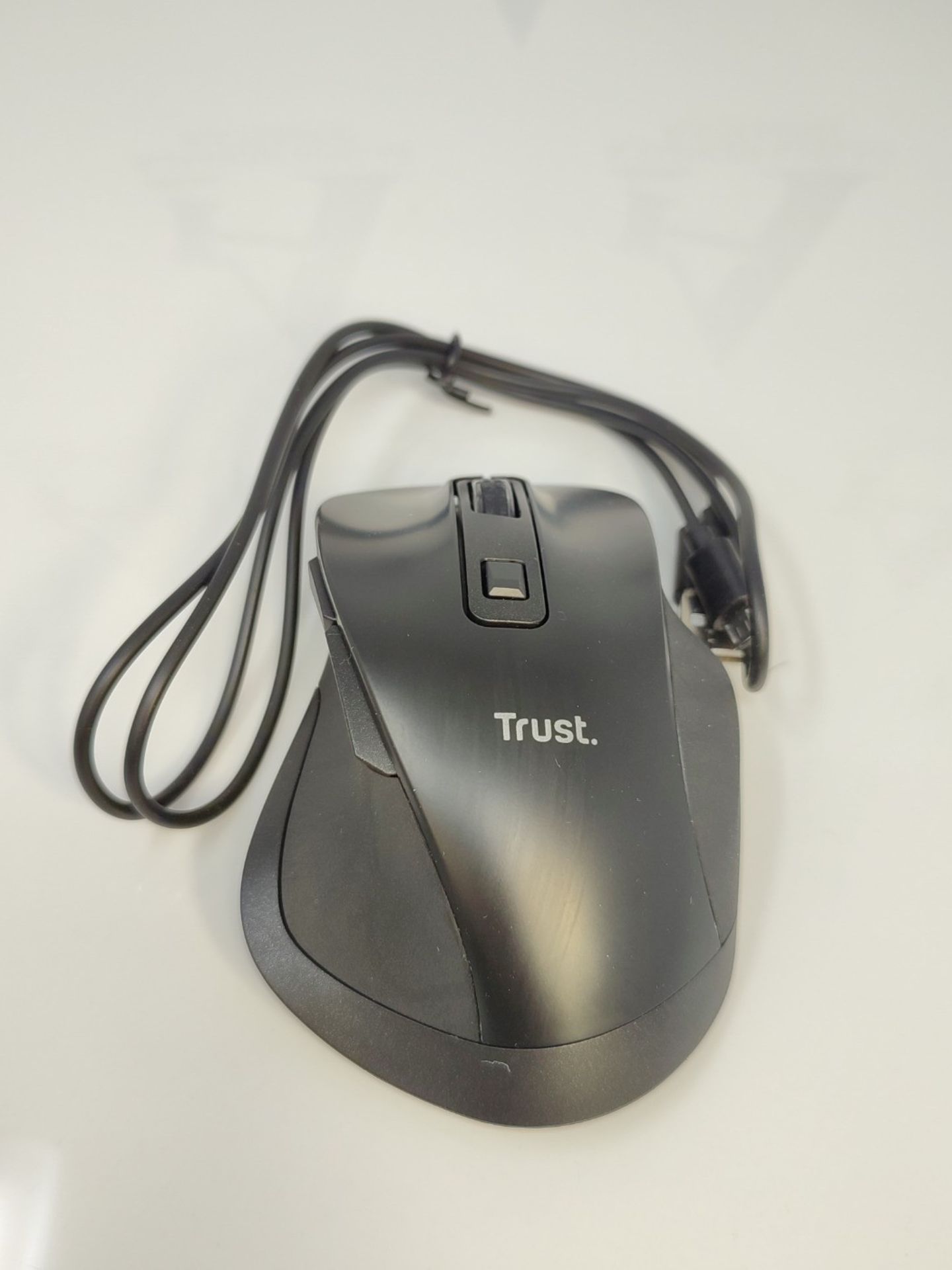 Trust Fyda Mouse Wireless Rechargeable, Sustainable Design, 800-2400 DPI, 6 Buttons, 2 - Image 3 of 3