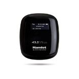 Hamlet HHTSPT3GM42 Router HotSpot 3G GSM 43.2 Mbps with SIM card slot, OLED display, a