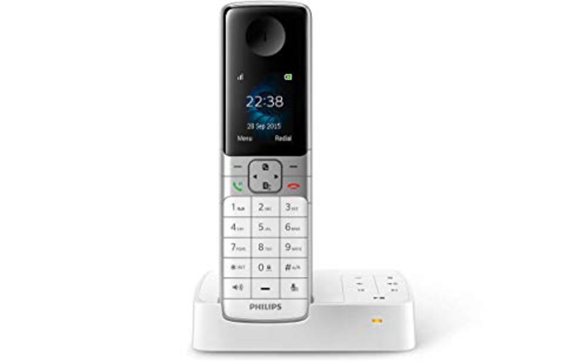 RRP £58.00 Philips D6351W/38 DECT cordless phone with answering machine White