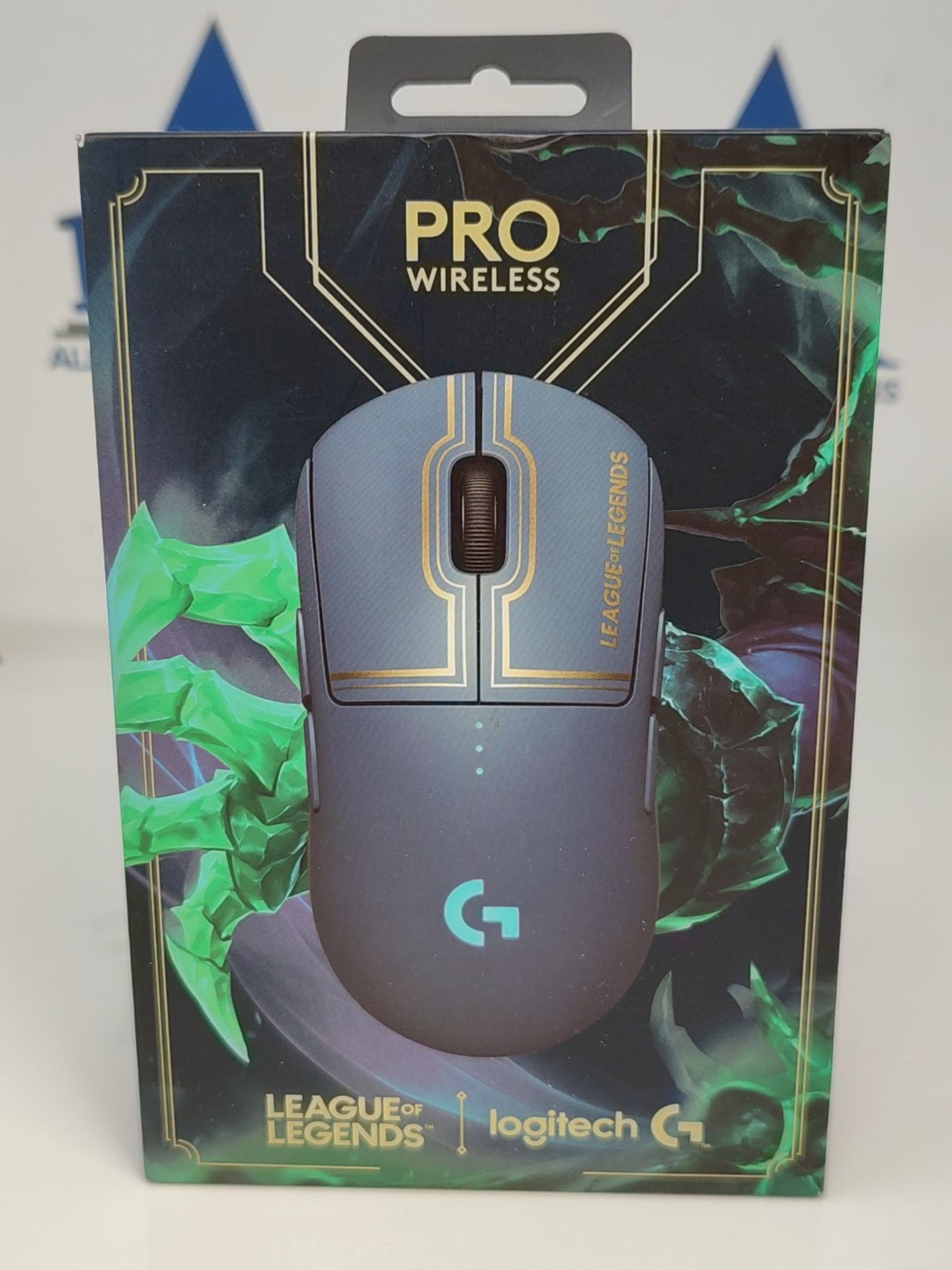 RRP £102.00 Logitech G PRO Wireless Gaming Mouse - LIGHTSPEED, HERO 25K Sensor, 25,600 DPI, RGB, 4 - Image 2 of 3