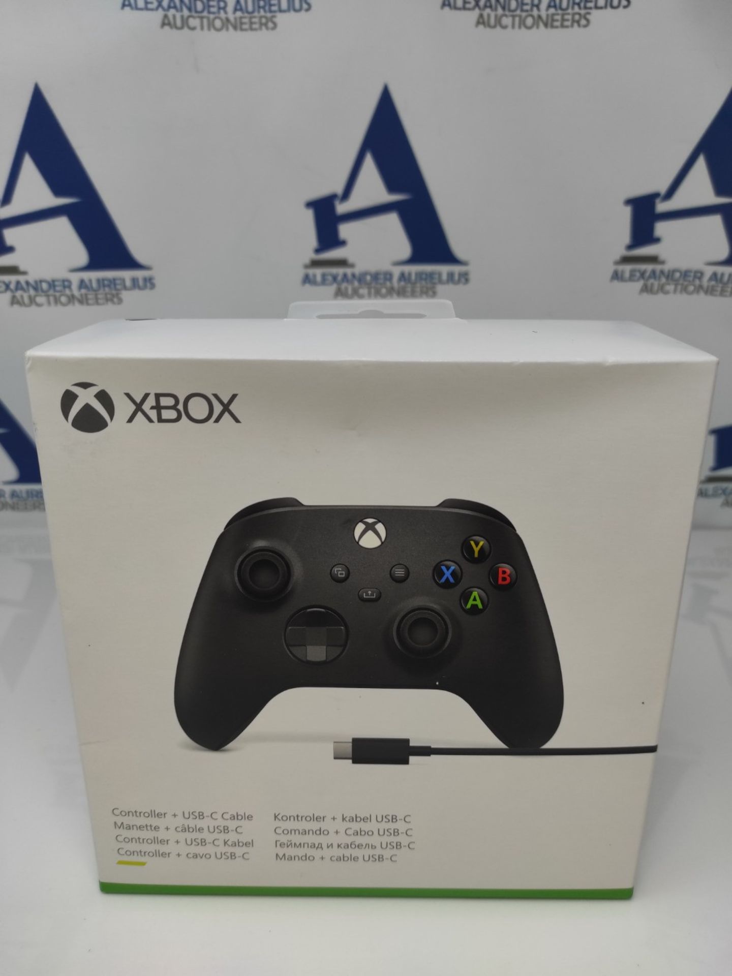 RRP £59.00 Microsoft Wireless Controller for Xbox, Carbon Black + USB-C cable - Image 2 of 3