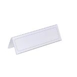 RRP £65.00 Durable 805219 Box of 25 Table Place Name Holders 61 x 210 mm
