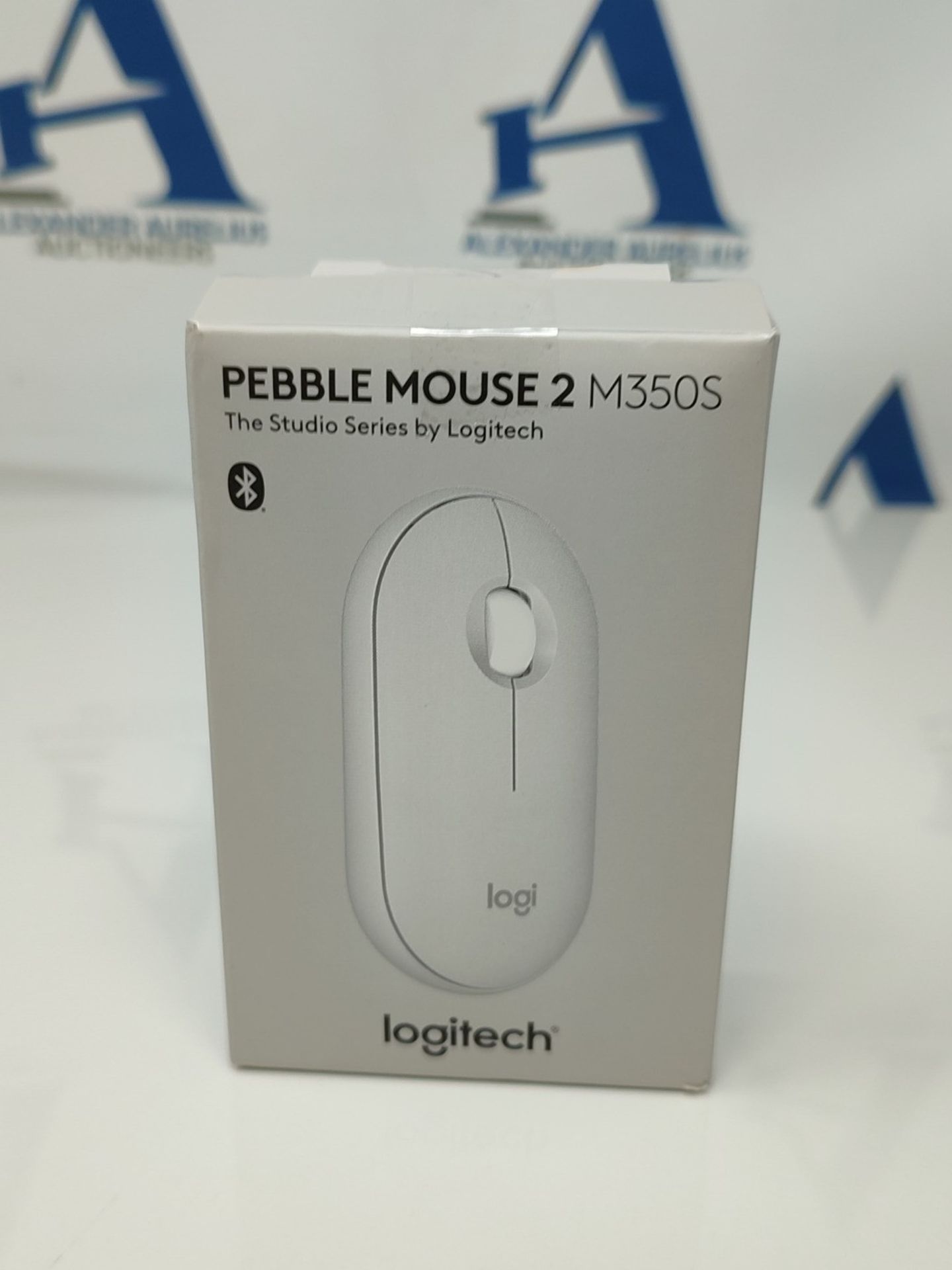 Logitech Pebble Mouse 2 M350 is a slim, portable, lightweight, customizable wireless B - Bild 2 aus 3