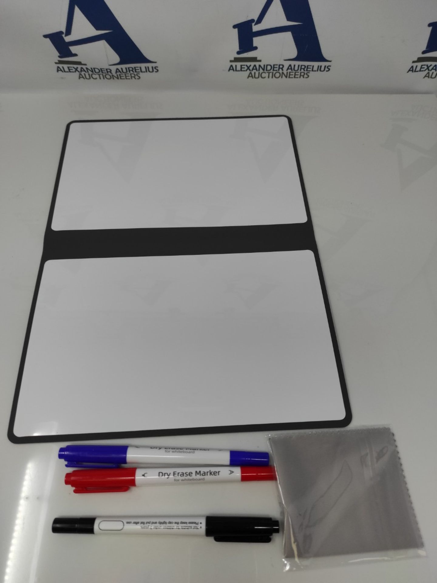 NEWYES Portable erasable whiteboard with 3 colored pens, weekly planner wipeable memo - Image 3 of 3