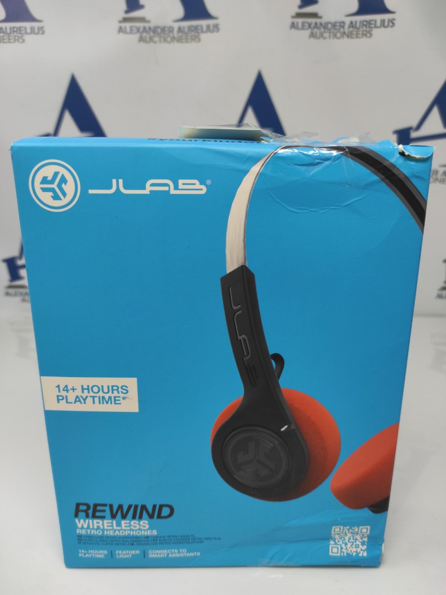 JLab Rewind Bluetooth Vintage Headphones from the 80s, Wireless Headphones with Audio